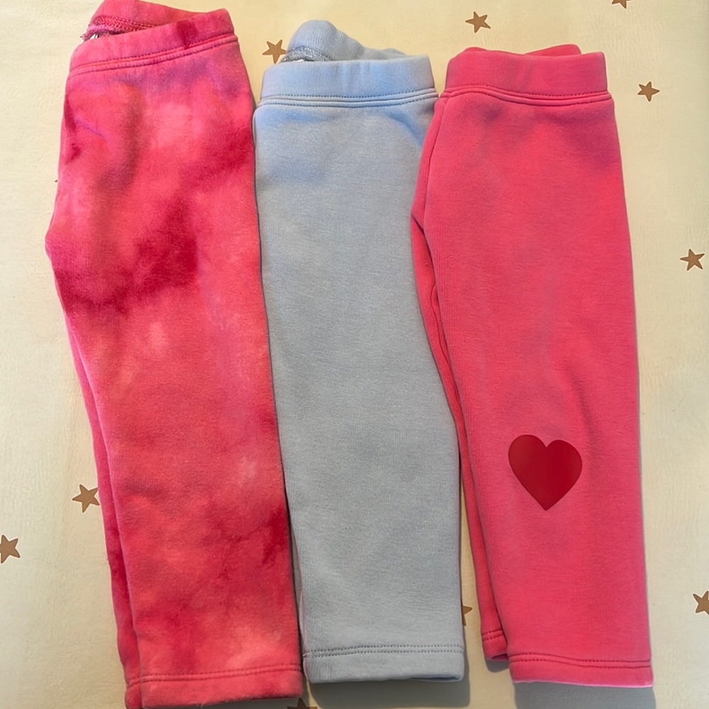 Set of Gap Toddler Girl Winter thick leggings